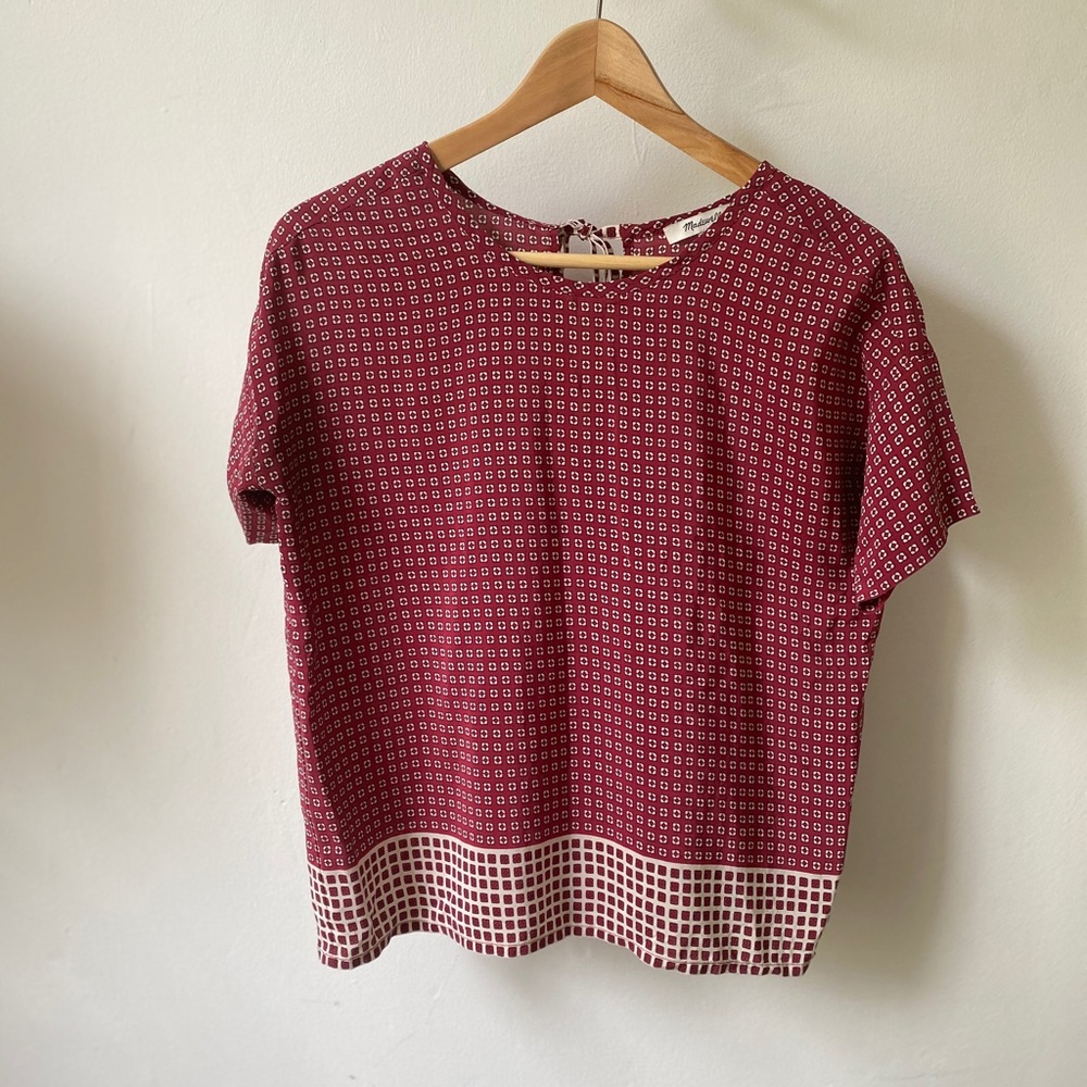 Madewell silk top